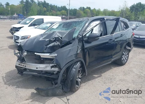 2021 Honda Pilot Awd Ex-L из США, поврежденный, VIN 5FNYF6H55MB069844